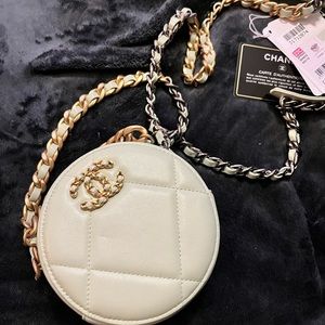 NWT CHANEL SOLD- Round 19 clutch with chain